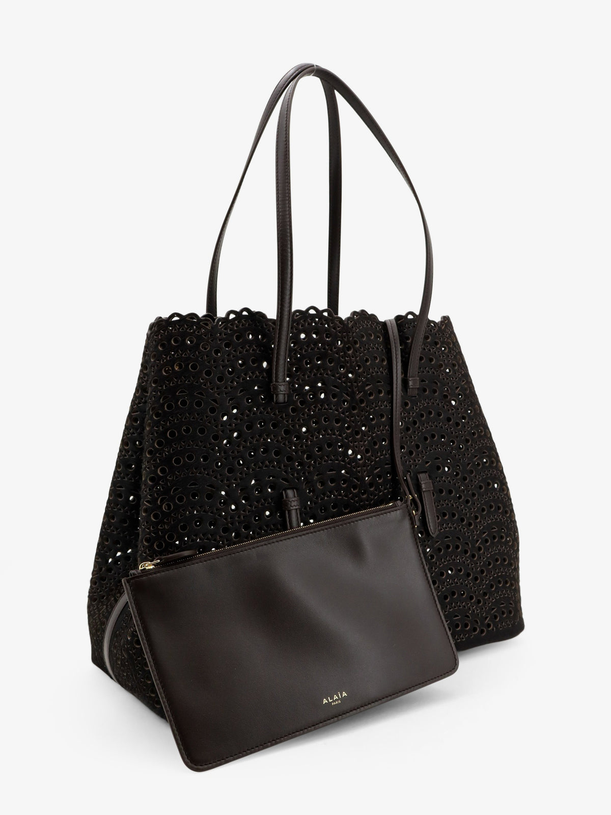 Mina hair-calf handbag