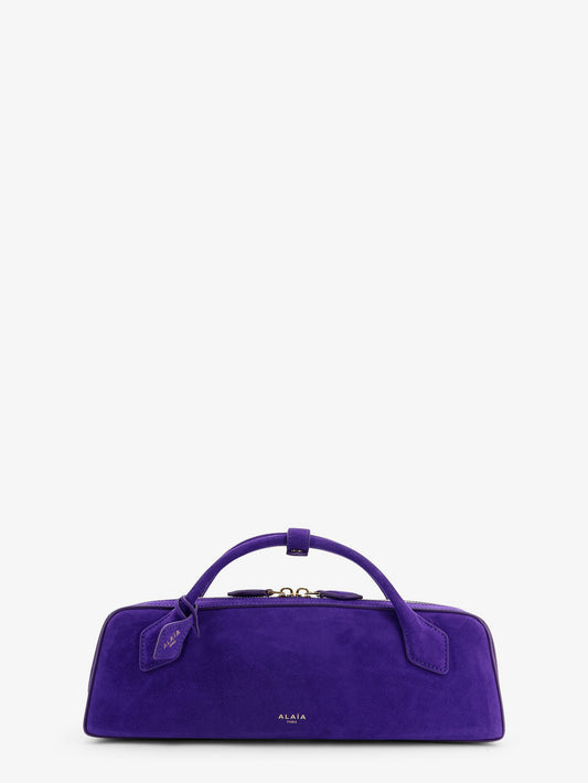 Teckel Clutch suede handbag