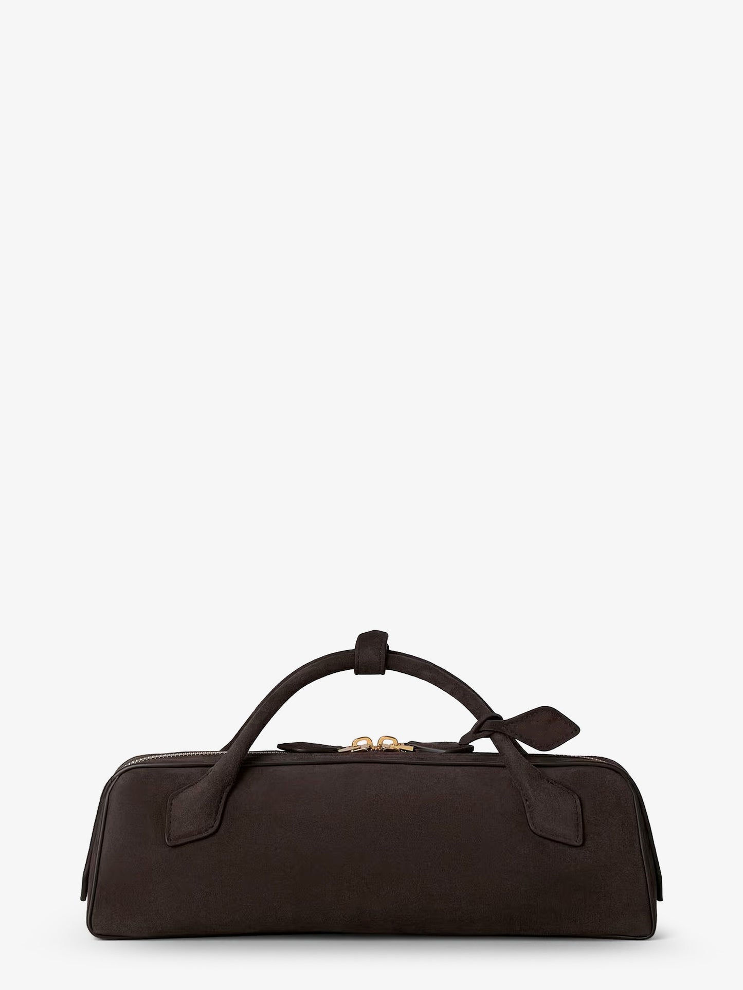 Teckel Clutch suede handbag