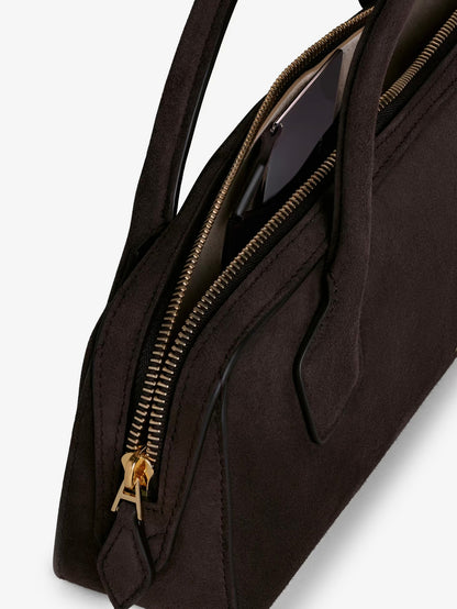 Teckel Clutch suede handbag thumbnail