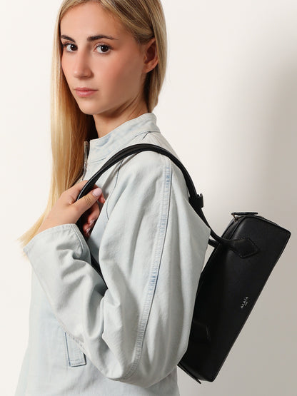 Teckel Small leather shoulder bag thumbnail