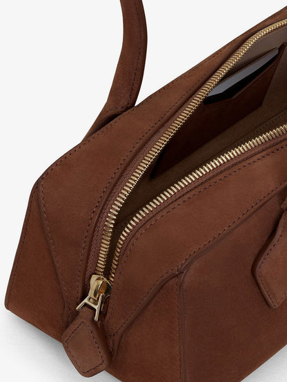 Teckel Medium suede shoulder bag thumbnail