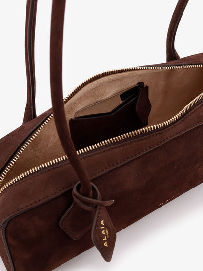 Teckel Medium suede shoulder bag thumbnail