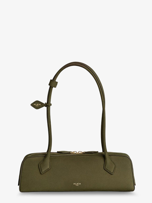 Teckel Medium Suede shoulder bag