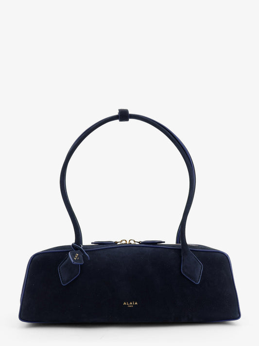 Teckel Medium Suede shoulder bag