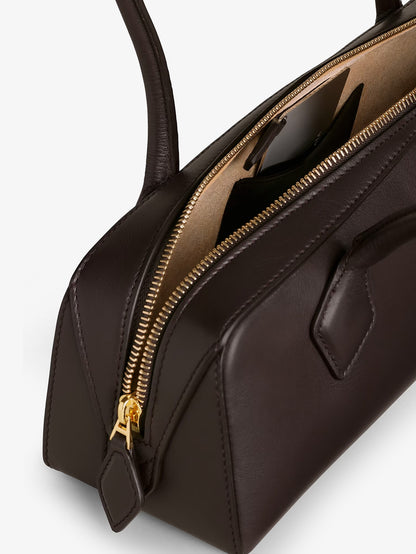 Le Teckel Medium leather shoulder bag thumbnail