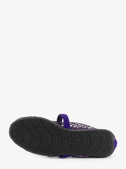 Ballerine Flat mesh ballerinas with rhinestone detail thumbnail