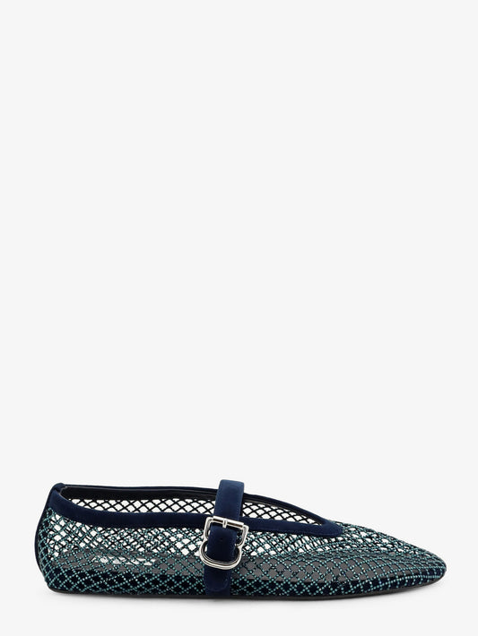 Le Ballerine Flats mesh balerinas with rhinestone detail