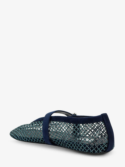 Le Ballerine Flats mesh balerinas with rhinestone detail thumbnail