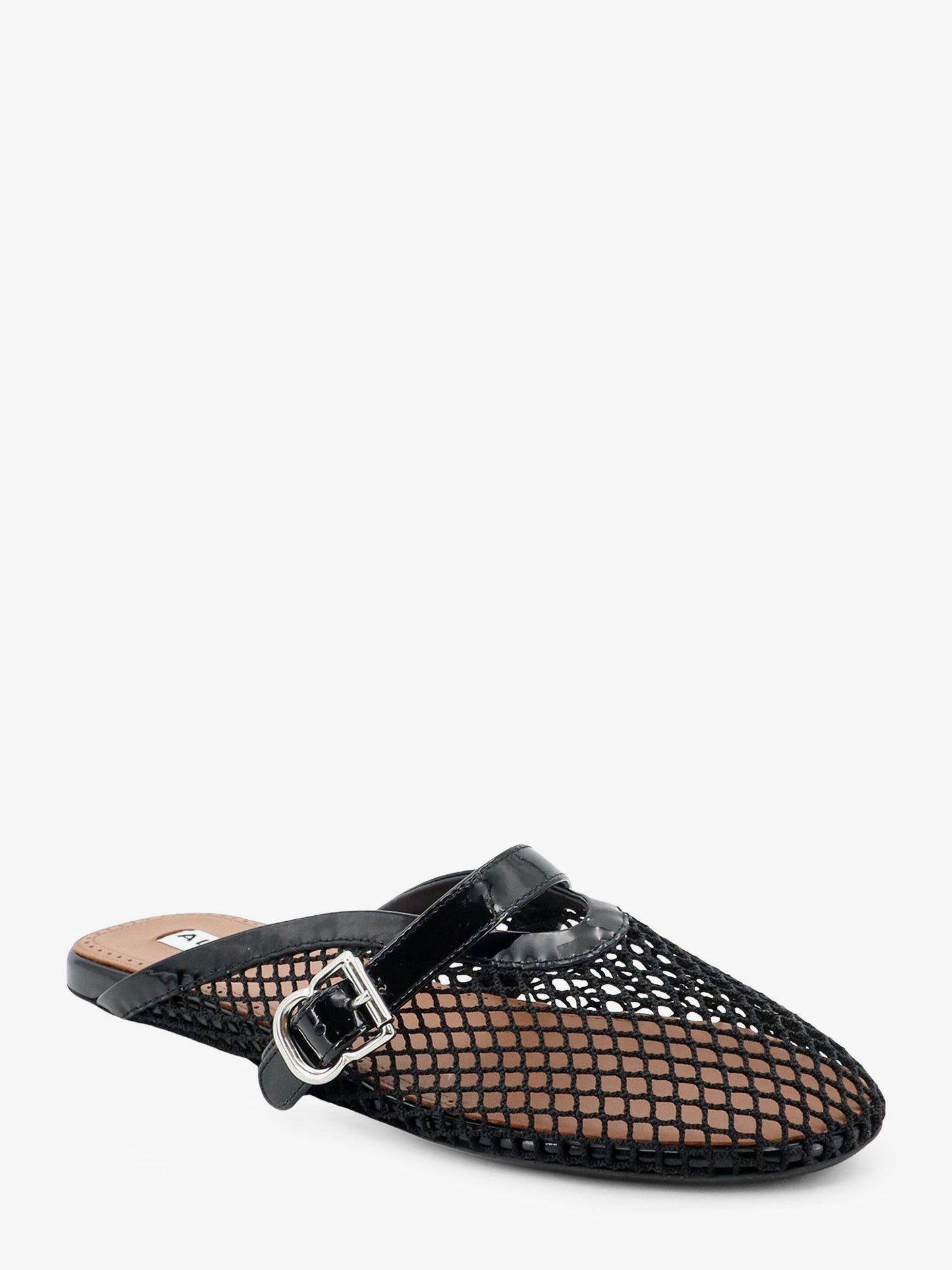 Flat mesh sandals