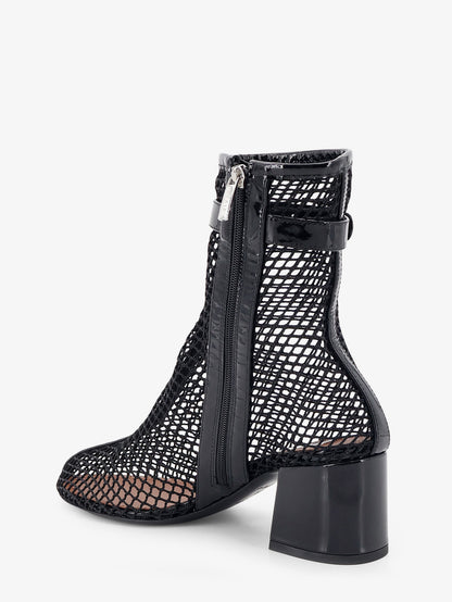 55 mesh and patent leather boots thumbnail