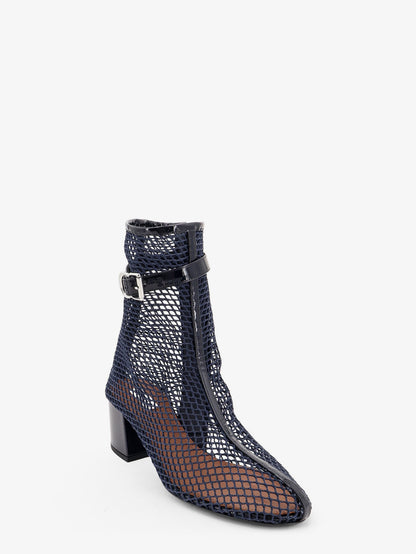 Fishnet 55 mesh and patent leather boots thumbnail