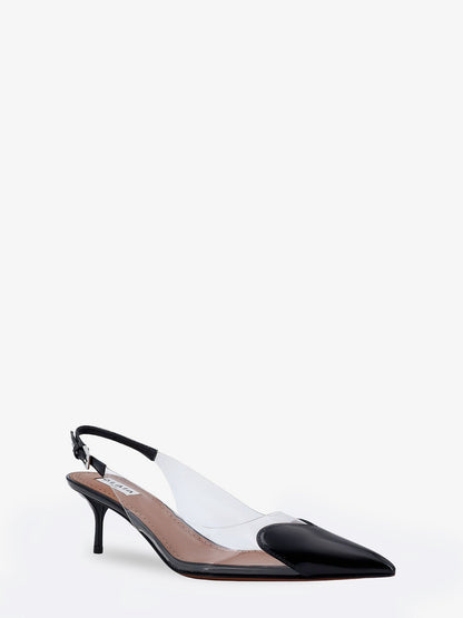Le Coeur Slingback PVC and leather pumps thumbnail