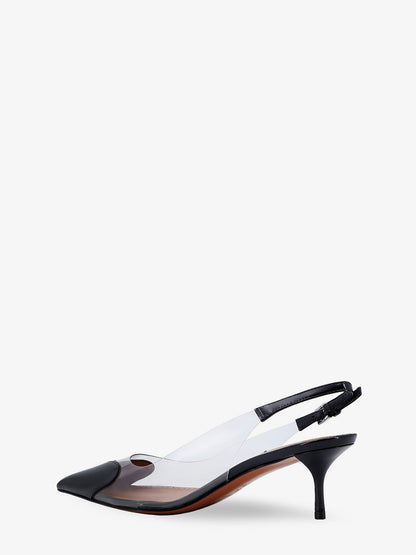 Le Coeur Slingback PVC and leather pumps thumbnail
