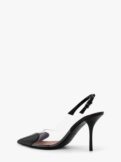 Le Coeur Slingback PVC and leather pumps thumbnail