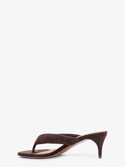 Suede heeled sandals thumbnail