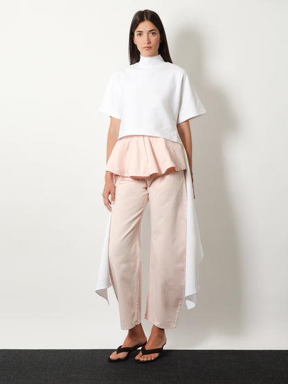 Asym cotton blend t-shirt thumbnail