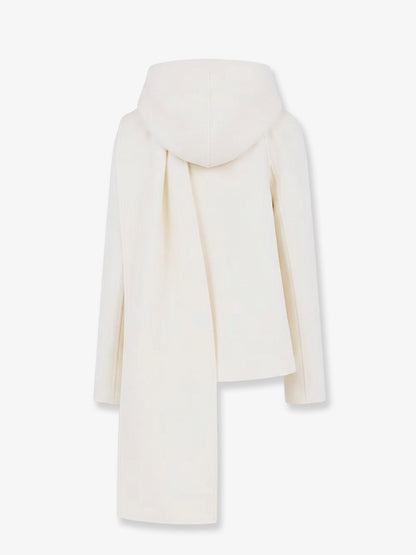 Scarf Boiled Wool Coat thumbnail