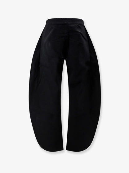 Petal trousers in black denim thumbnail