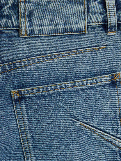 Blue denim jeans thumbnail
