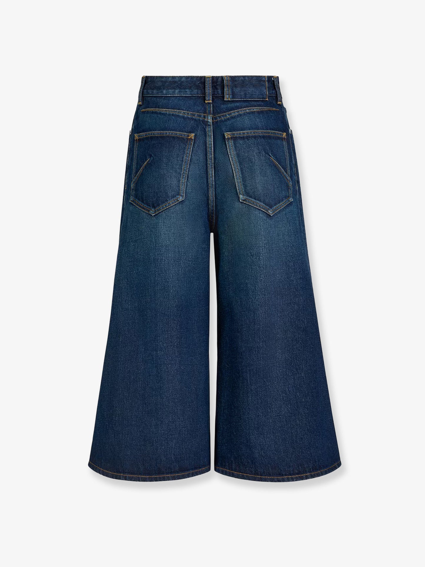 Blue denim Bermuda shorts