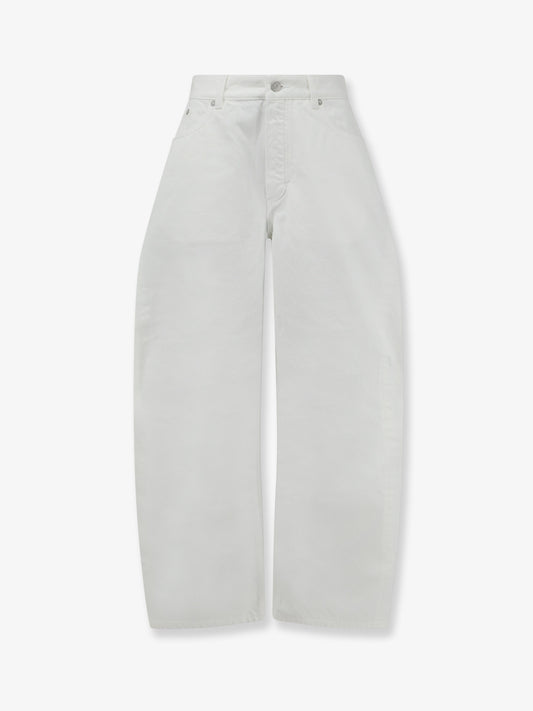 Rodeo white denim trousers