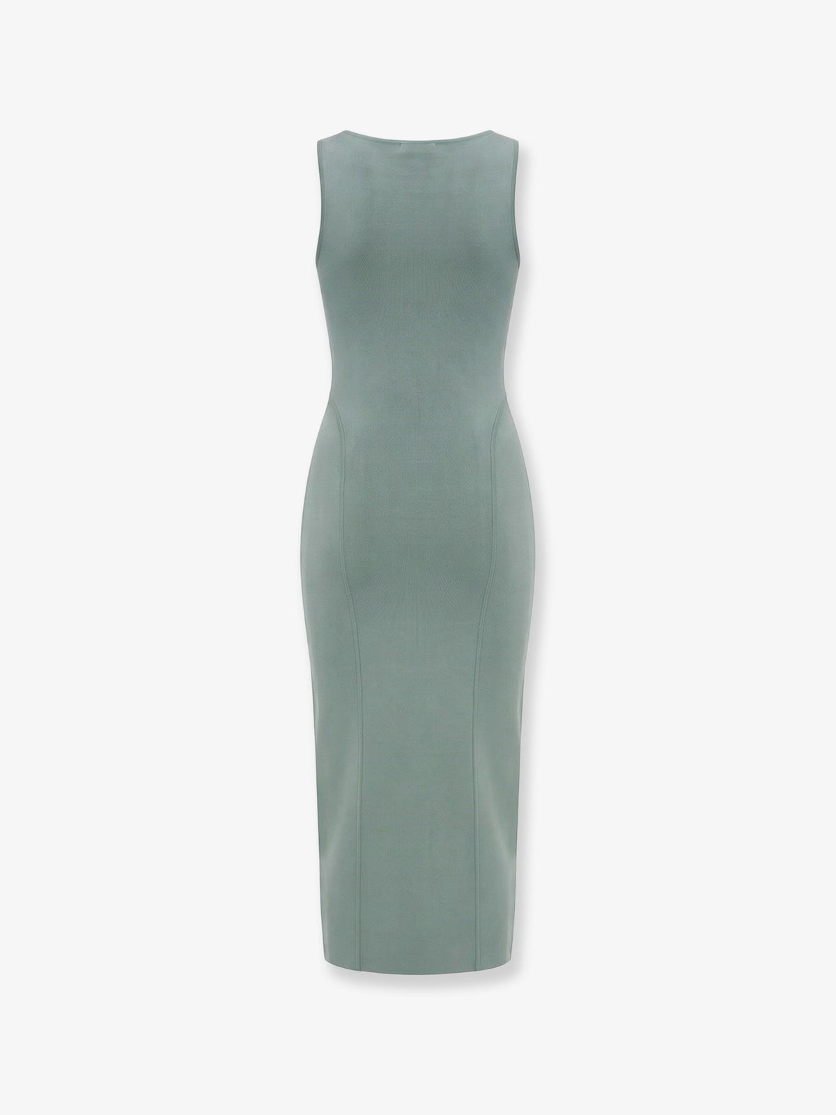Vestito lungo in maglia di seta