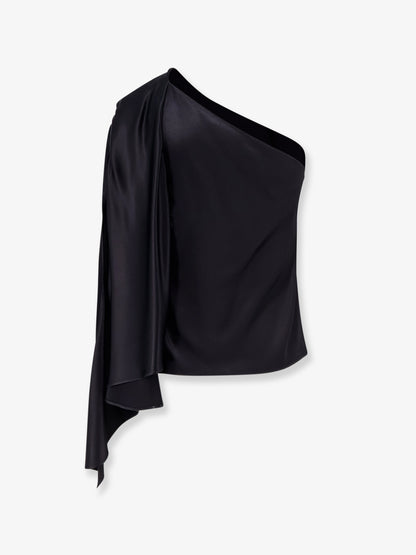 Draped viscose top thumbnail