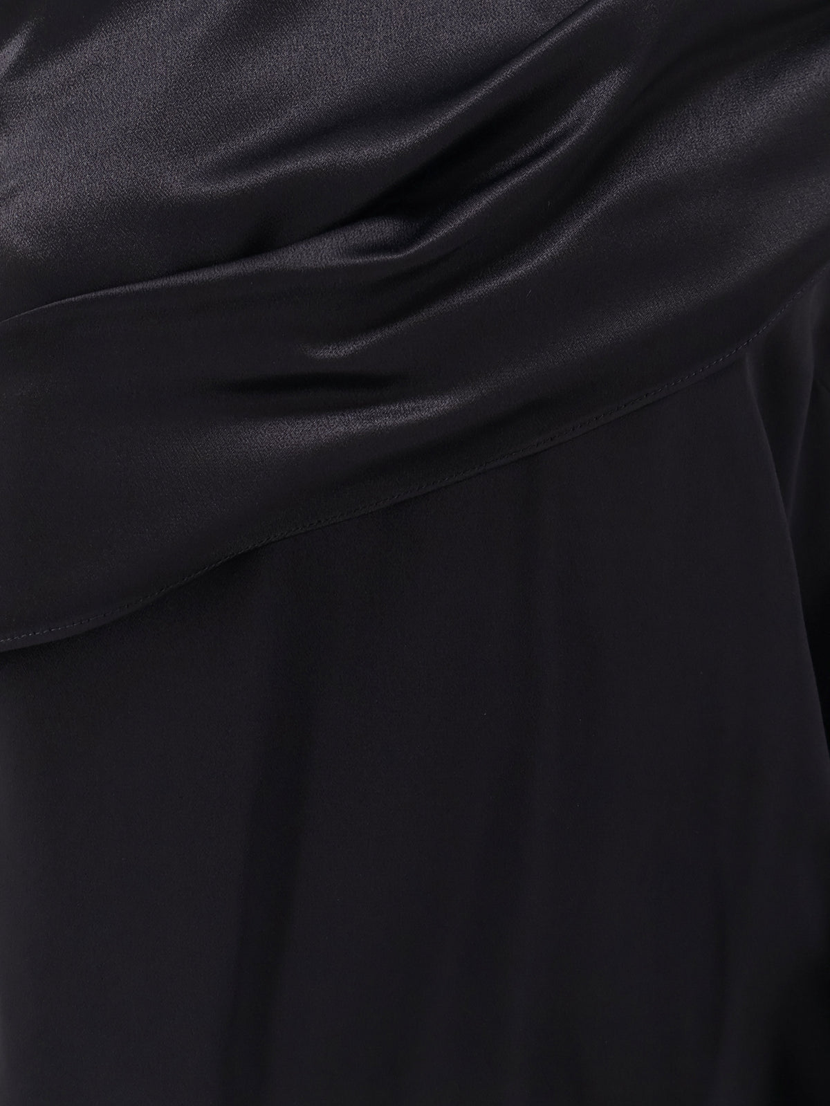 Draped viscose top