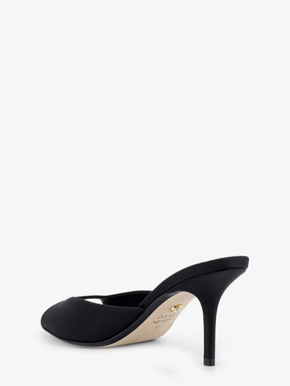 Luana satin sandals with rhinestone detail on the front thumbnail