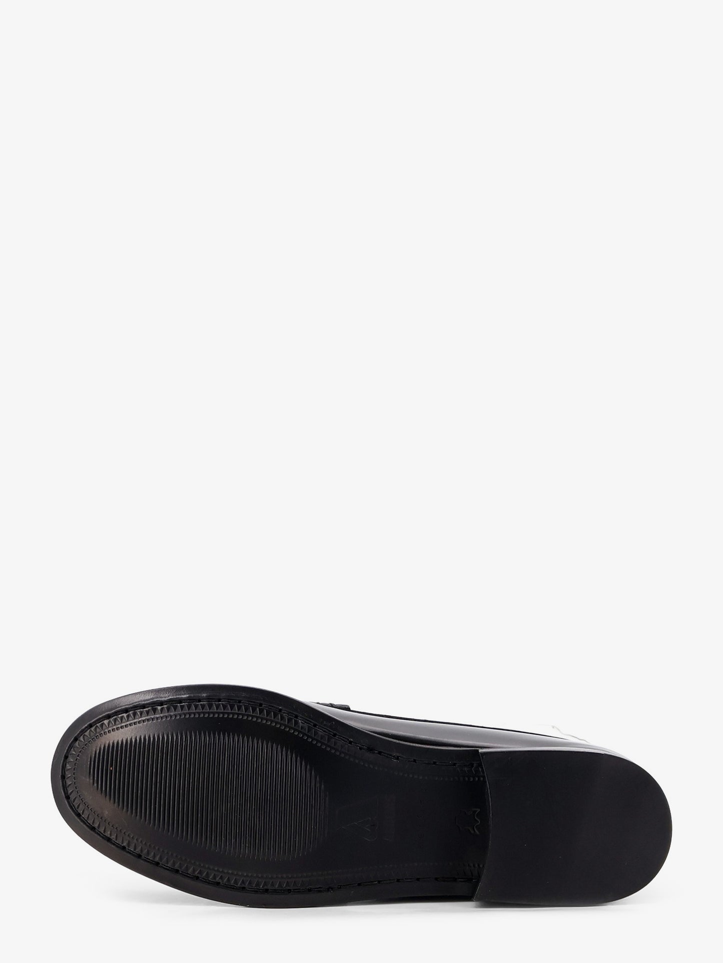 Rivet leather loafers
