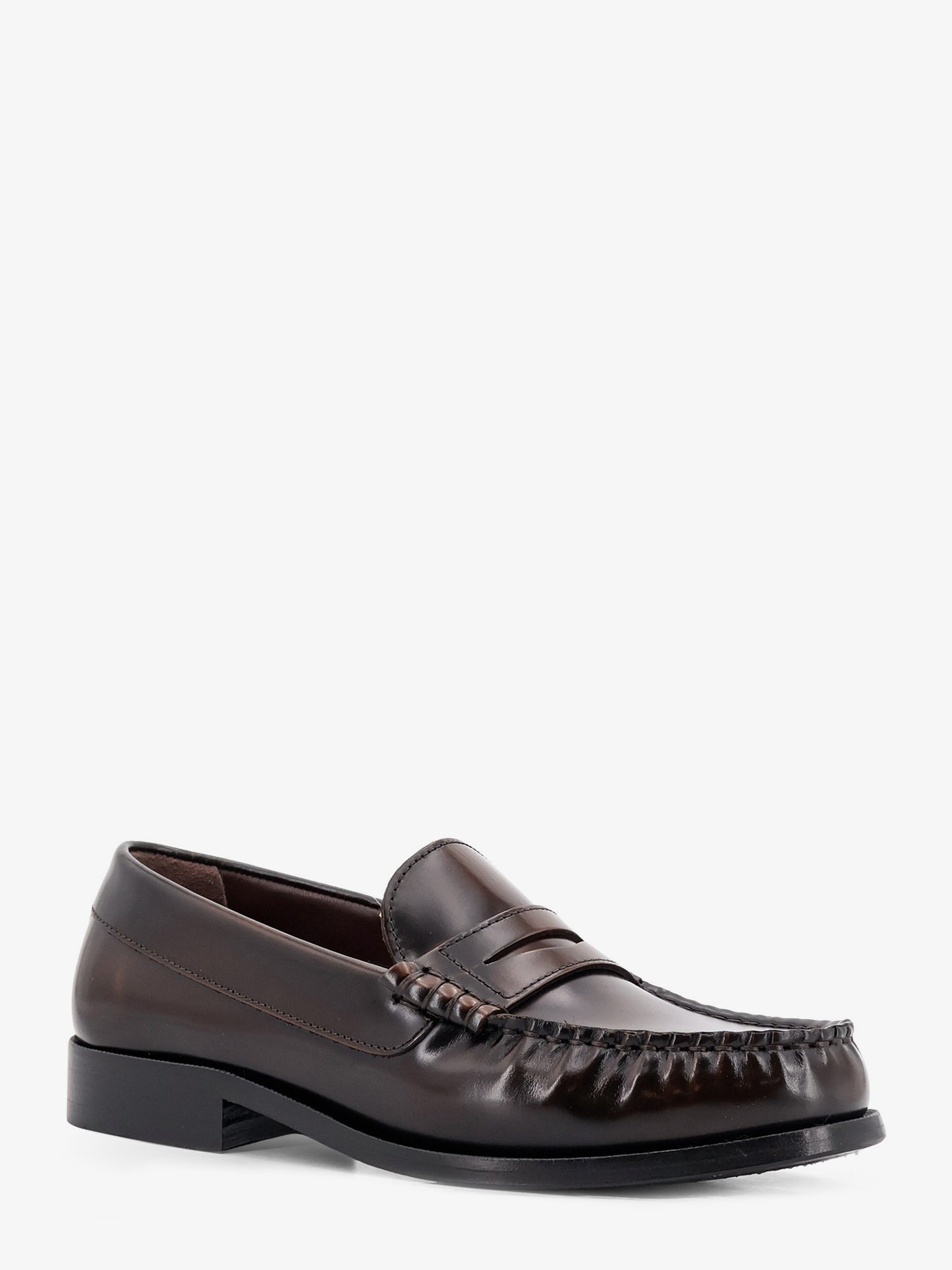 Leather Rivet loafers