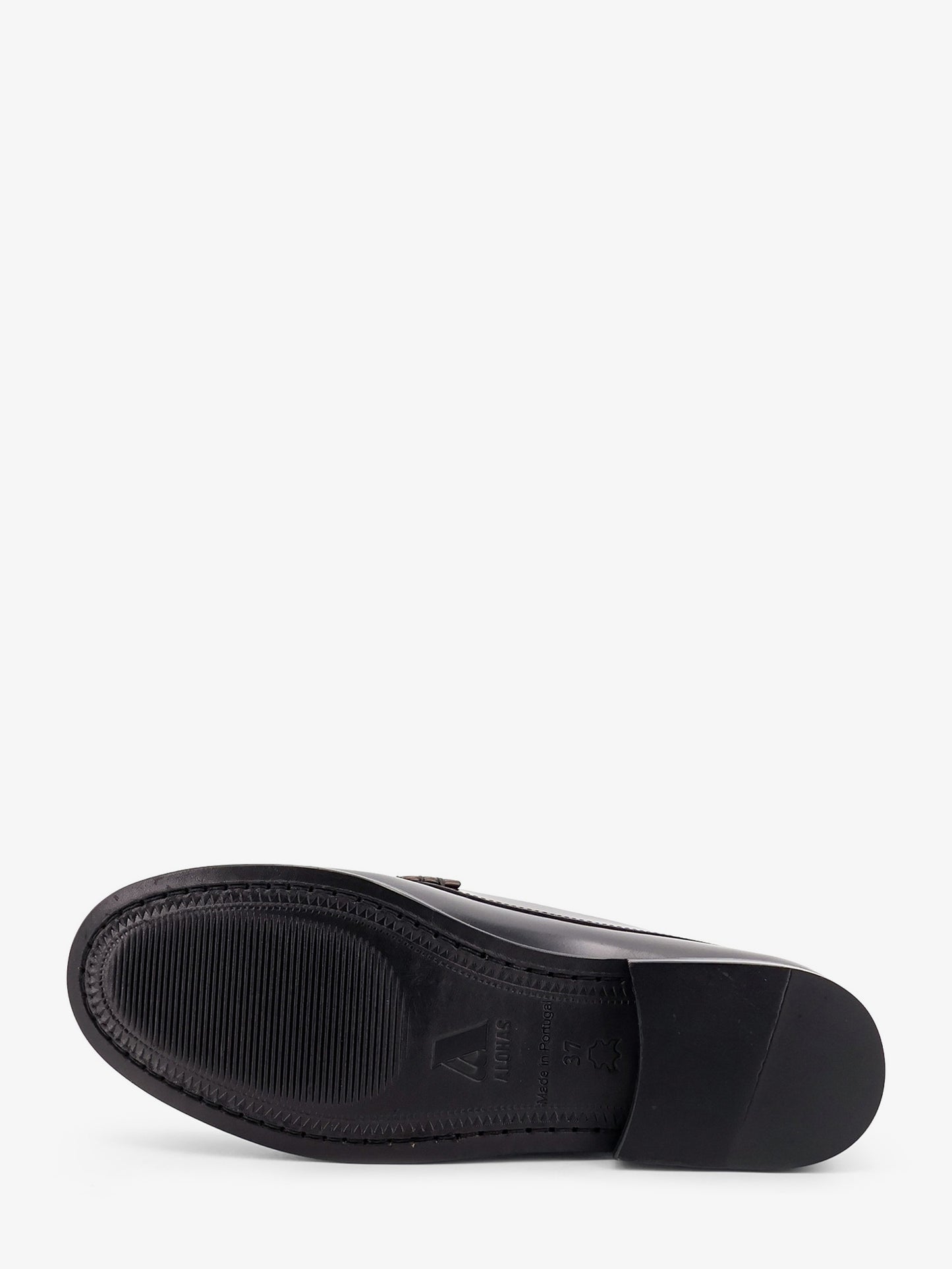 Leather Rivet loafers