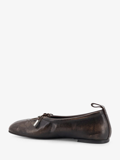 Rosalind leather ballerinas thumbnail