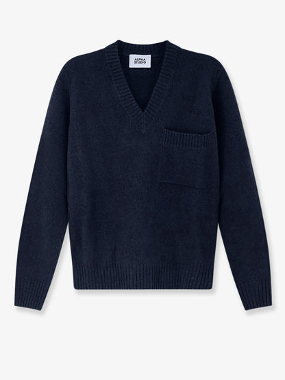 Virgin wool and cashmere sweater thumbnail
