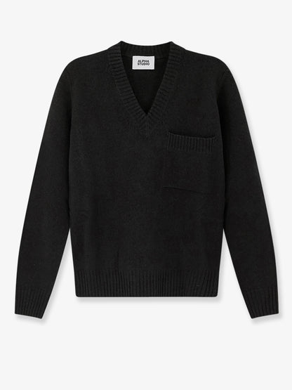 Virgin wool and cashmere sweater thumbnail