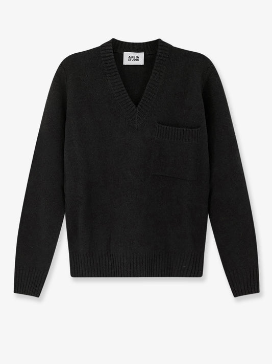 Virgin wool and cashmere sweater