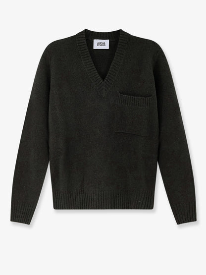 Virgin wool and cashmere sweater thumbnail