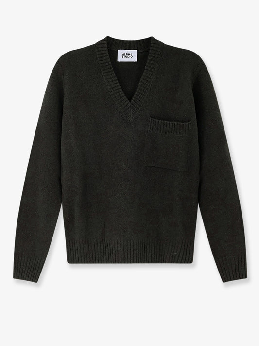 Virgin wool and cashmere sweater