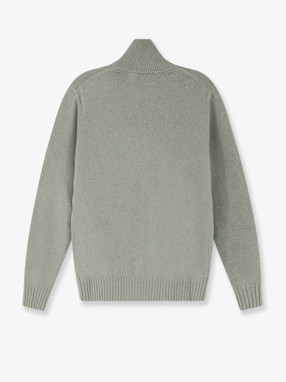 Wool and cashmere half-zip cardigan thumbnail