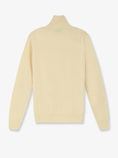Wool and cashmere half-zip cardigan thumbnail