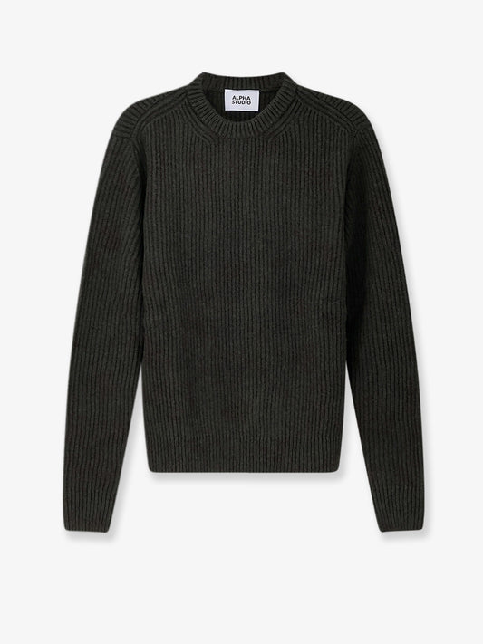 Maglia in lana vergine e cashmere