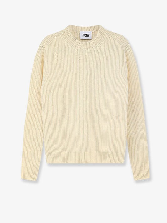 Virgin wool and cashmere sweater