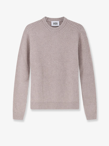 Virgin wool and cashmere sweater thumbnail