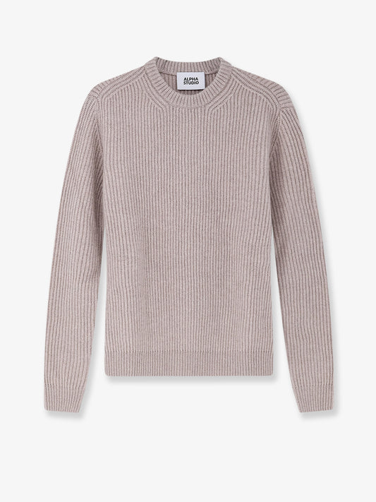 Virgin wool and cashmere sweater