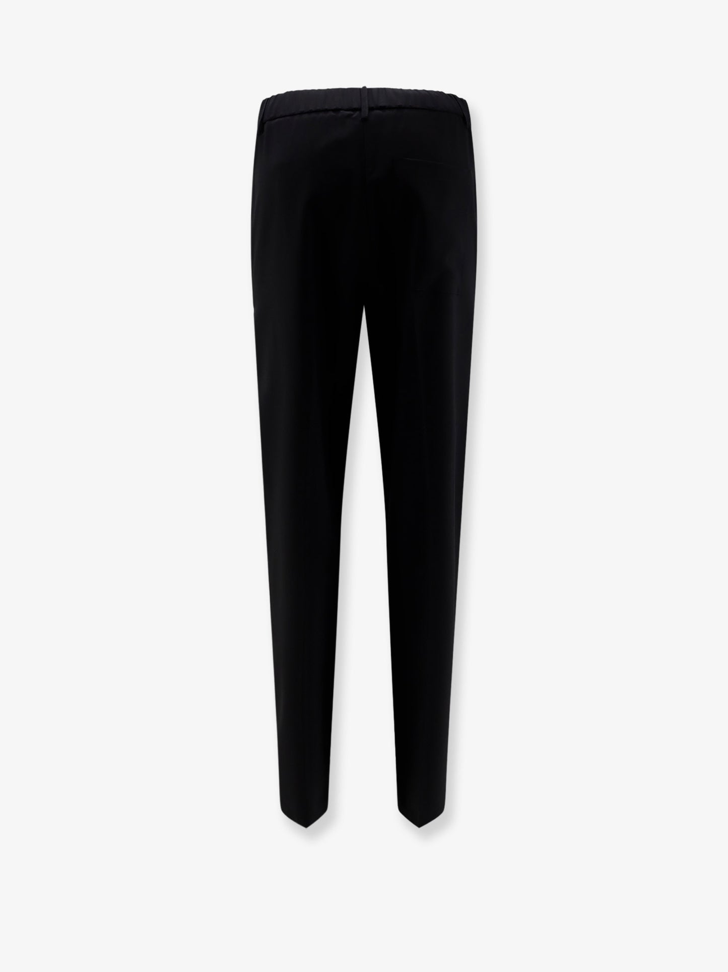 Cigarette virgin wool trousers