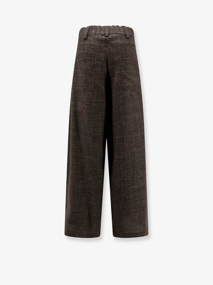 Wool and linen blend trousers thumbnail