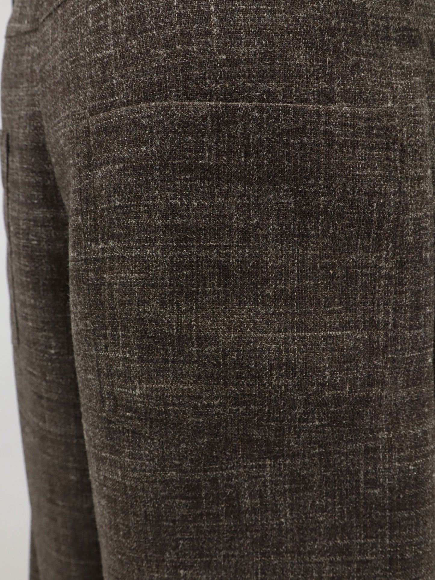 Wool and linen blend trousers