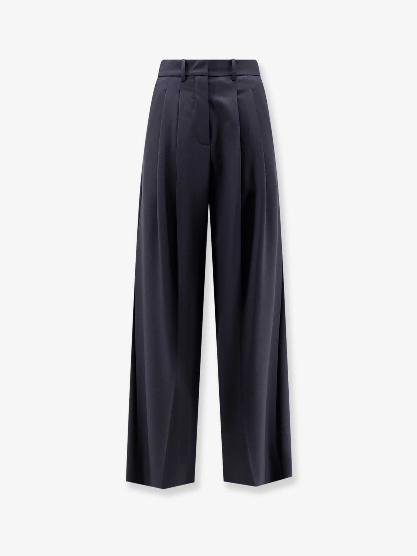 Pantaloni in misto lana con pinces