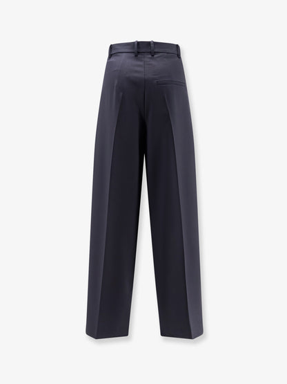 Pantaloni in misto lana con pinces thumbnail